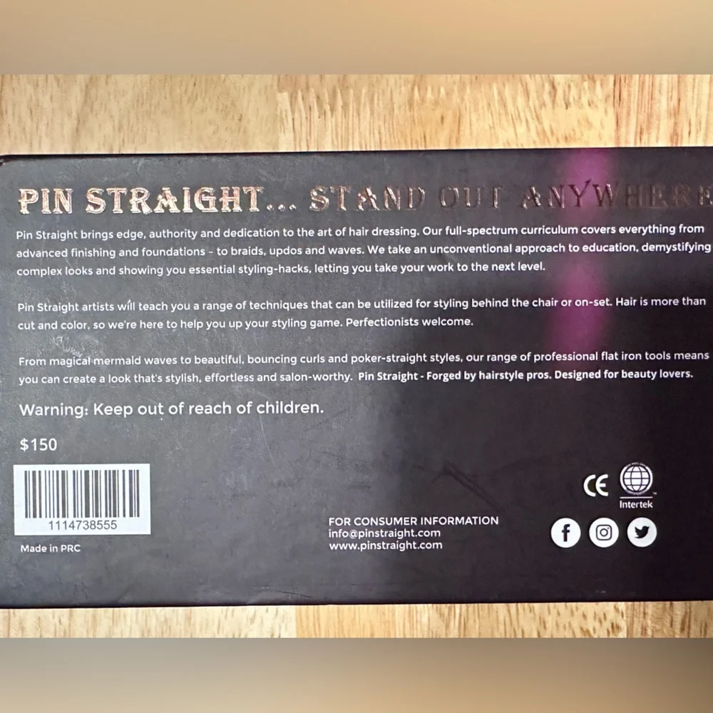 Travel Size Hair Straightener by Pin Straight - Picture 11 of 14
